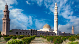 Sultan Qaboos Grand Mosque in Muscat, Oman