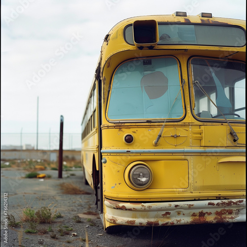 yellow school bus on the road