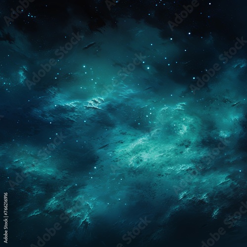 a high resolution turquoise night sky texture © Celina