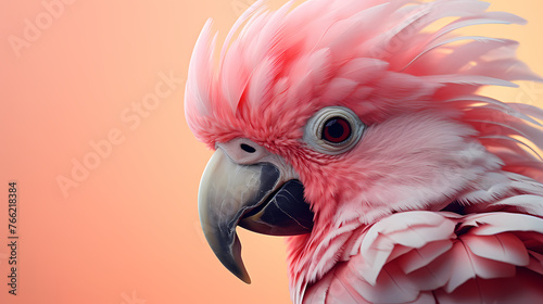 Parrot on minimalist background © ma