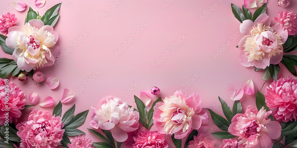 A beautiful summer card with colorful flowers and a banner, perfect for celebrating special occasions such as Woman's Day, Easter, Mother's Day, birthdays, and anniversaries.