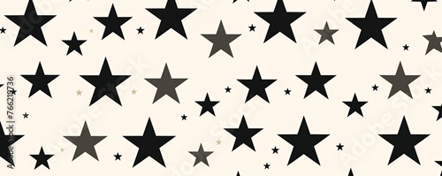 Aesthetic black and khaki star wallpaper, hard lines, flat style, children book illustration, hint of pink color.