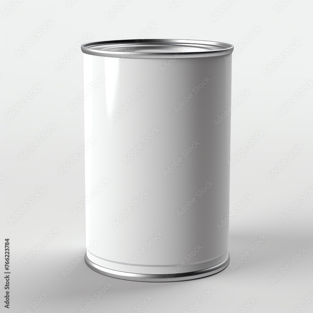 a white can with a silver lid a white can with a silver lid