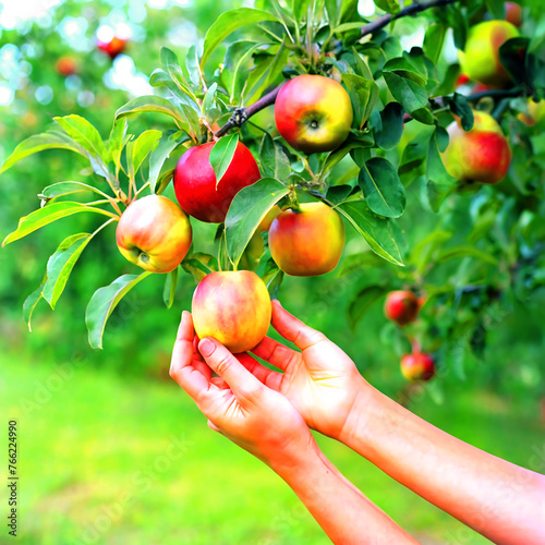 Organically Grown Orchard Apples: Hand-Picked Perfection