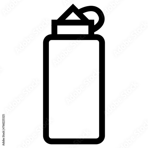 water bottle icon, simple vector design