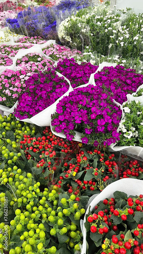 flowers in the garden at Suanluang Rama 9 Bangkok Thailand.