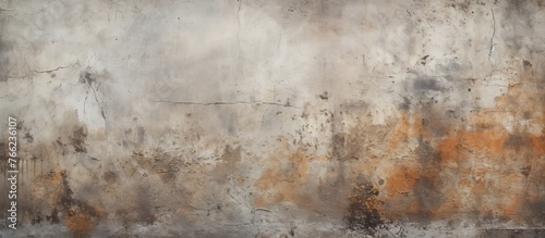 A close up of a weathered wood wall covered in rust stains  creating a unique pattern that resembles a natural landscape with grass and soil textures
