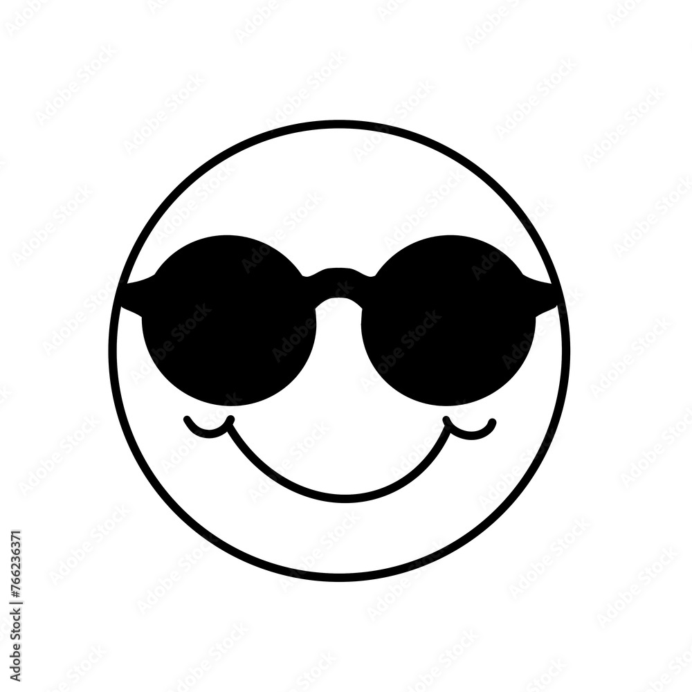 Doodle Emoji in Glasses