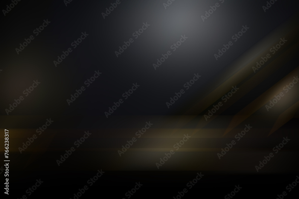 black elegant background with wave gold line modern luxury