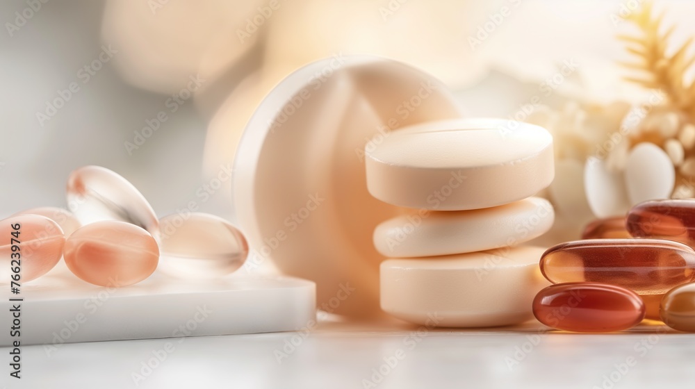 bottle of pills / supplements bottle of pills / supplements