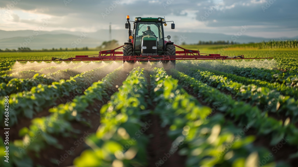 Efficient Crop Spraying in Action: Rural Farmland
Efficient Crop Spraying in Action: Rural Farmland
