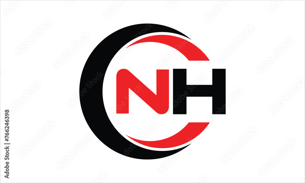 NH initial letter circle icon gaming logo design vector template. batman logo, sports logo, monogram, polygon, war game, symbol, playing logo, abstract, fighting, typography, minimal, wings logo, sign NH initial letter circle icon gaming logo design vector template. batman logo, sports logo, monogram, polygon, war game, symbol, playing logo, abstract, fighting, typography, minimal, wings logo, sign