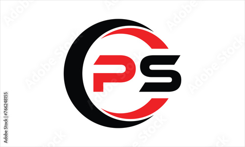Free Download PS initial letter circle icon gaming logo design vector template. batman logo, sports logo, monogram, polygon, war game, symbol, playing logo, abstract, fighting, typography, minimal, wings logo, sign - GFXLoad