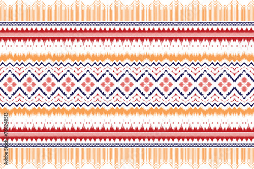 Navajo tribal vector seamless pattern. Native American ornament. Ethnic South Western decor style. Boho geometric ornament. Vector seamless pattern. Mexican blanket, rug. Woven carpet illustration