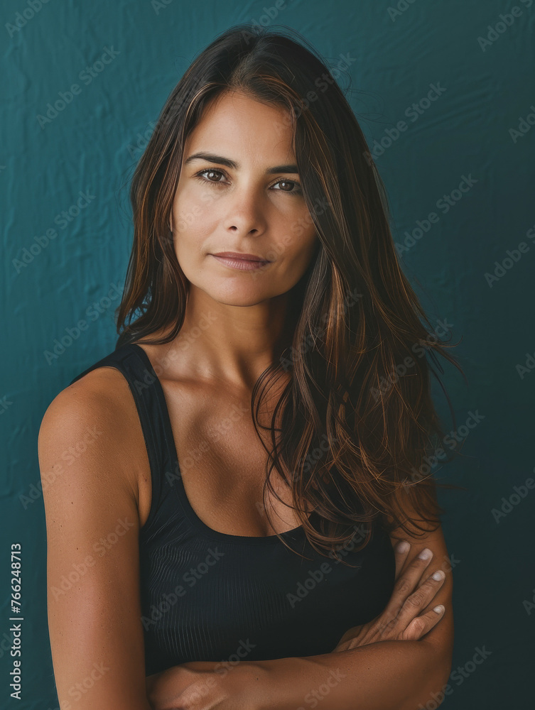 Portrait of a Brazilian Woman with Tattoos Portrait of a Brazilian Woman with Tattoos