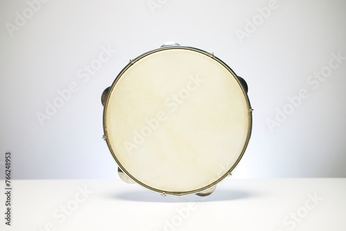 Pandeiro isolated on white background