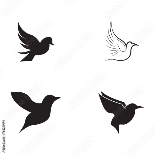 Canary Bird Simple logo design