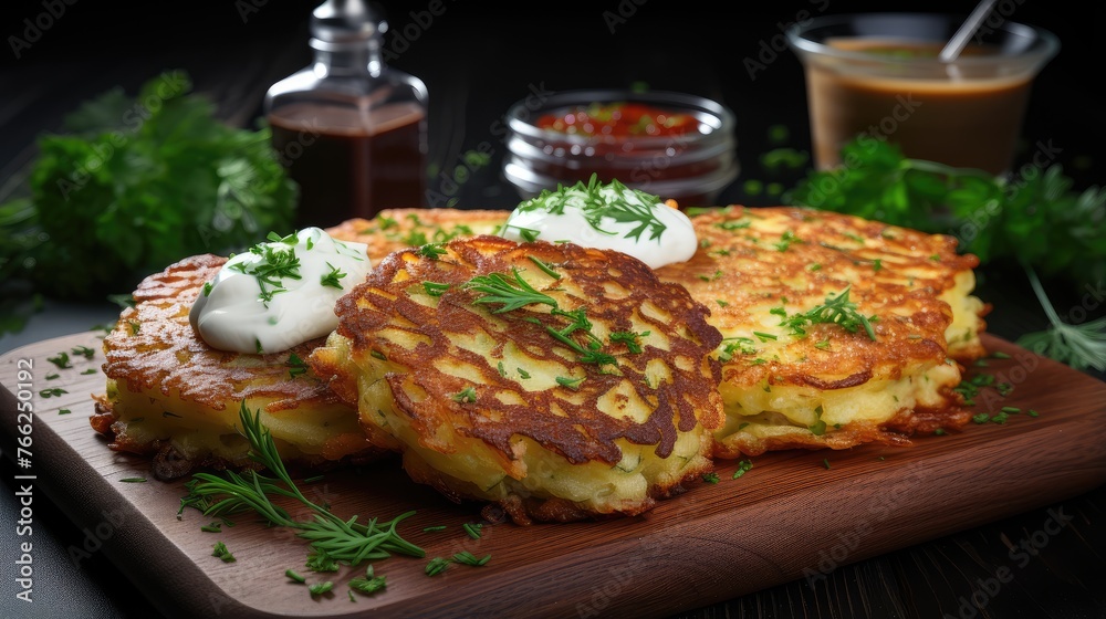 potatoes pancake with vegetables potatoes pancake with vegetables