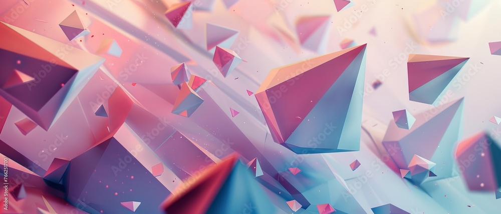Isometric abstract background Isometric abstract background