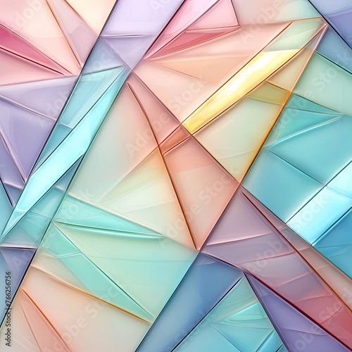 sharp criss cross glass pattern with pastel color 