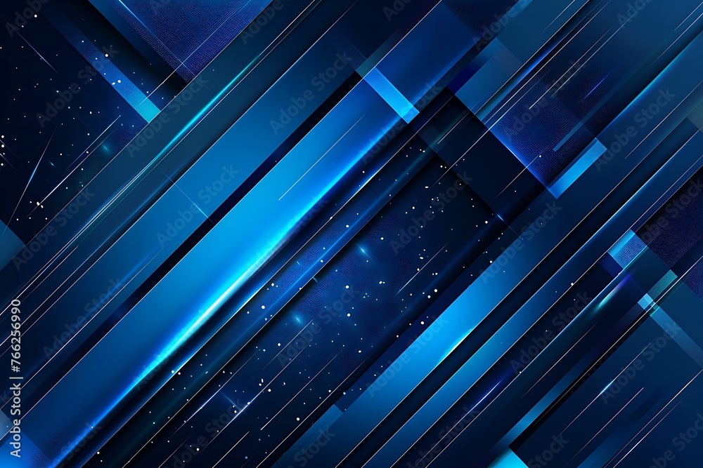 Blue corporate abstract background.