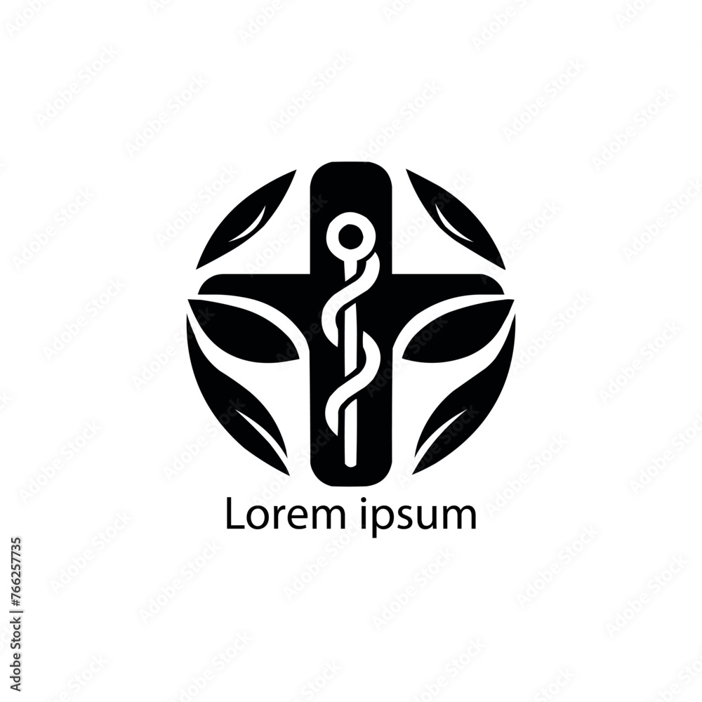 Hospital logo design vector medical cross