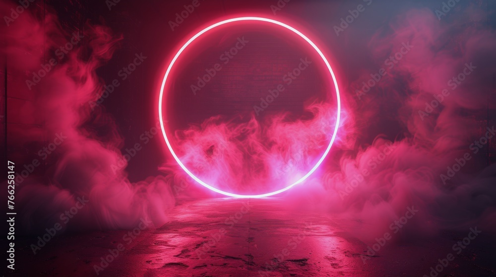 Enormous Circular Object Surrounded by Clouds Enormous Circular Object Surrounded by Clouds