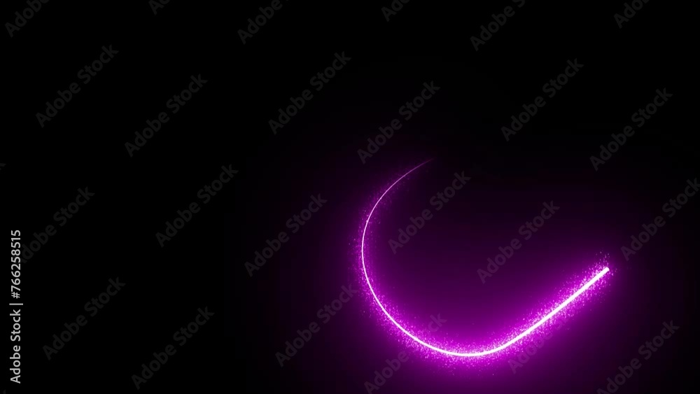 Glowing line motion animation video Glowing line motion animation video