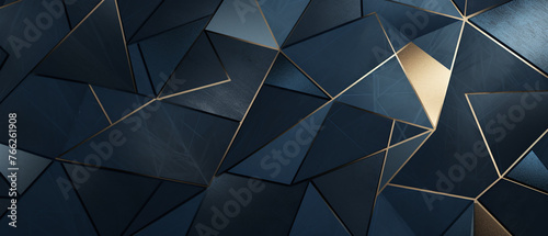 Navy and gold abstract background.