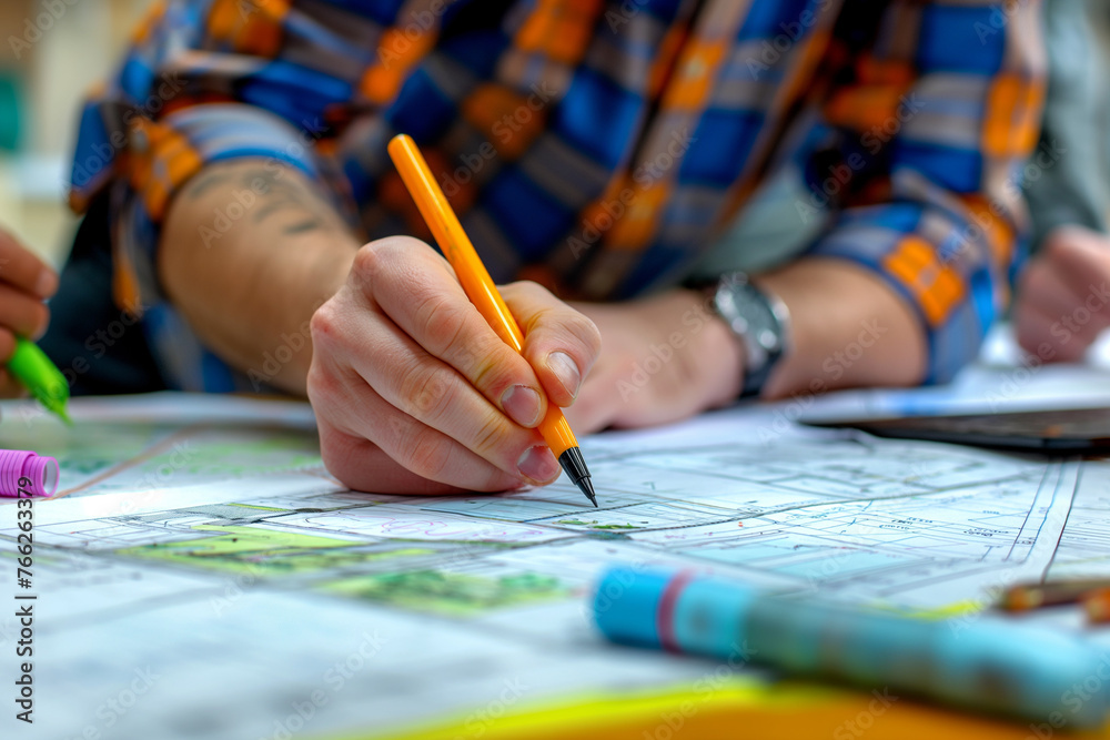 drawing a plan
