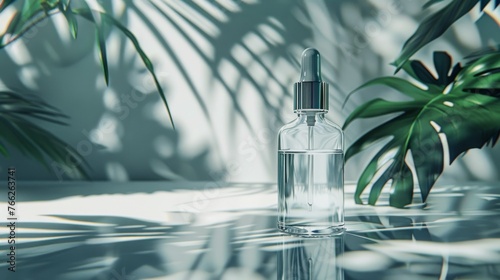 Perfume Bottle on Table