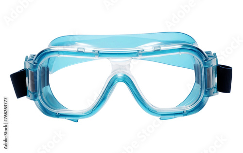 Laboratory Safety Goggles Isolated On Transparent Background PNG.