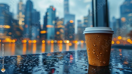 Cup of Coffee on Table
