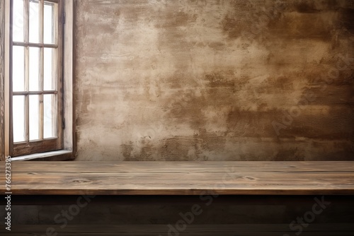 Wooden Table by Window