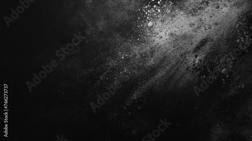 Abandoned Grunge: Dusty Texture on Dark Surface