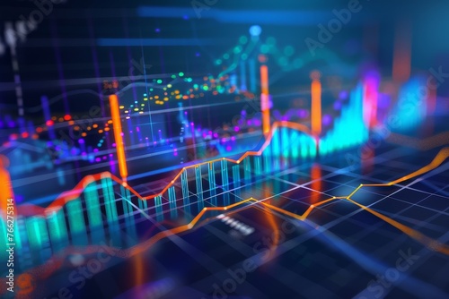 Abstract Representation of a Bar Chart