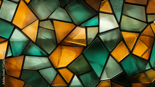 Colorful glass pattern background image.