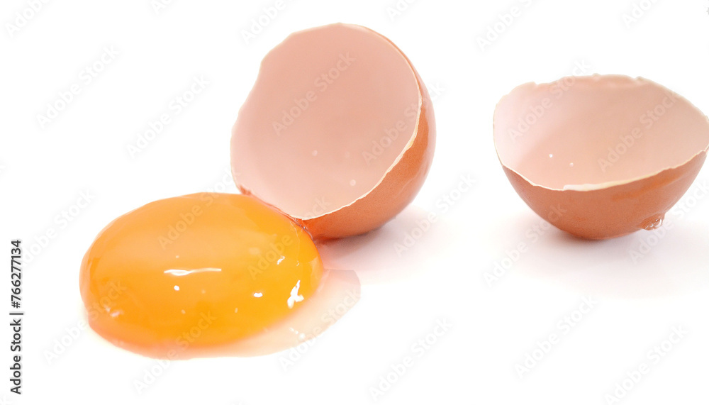 Red eggs on a white background - stock photo
Red eggs on a white background - stock photo