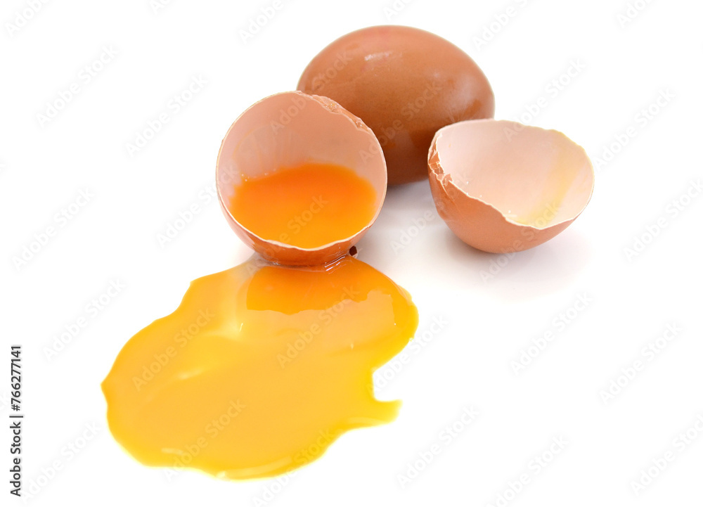 Red eggs on a white background - stock photo
Red eggs on a white background - stock photo