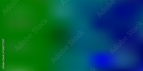 Light blue, green vector blur background.