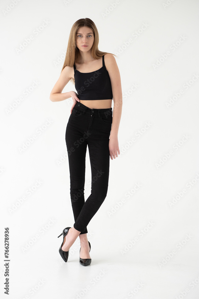 Woman model test, snapshot, polaroid Woman model test, snapshot, polaroid