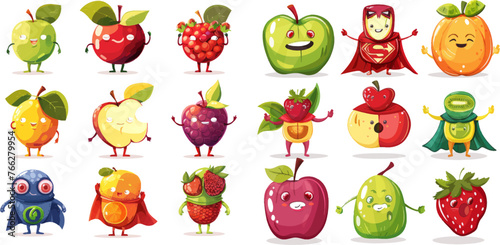 Garden superheroes healthy food