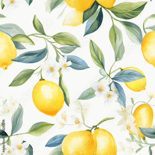  pattern with lemons © Надежда Измайлова