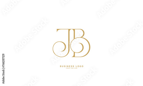 JB, BJ, J, B, Abstract Letters Logo monogram