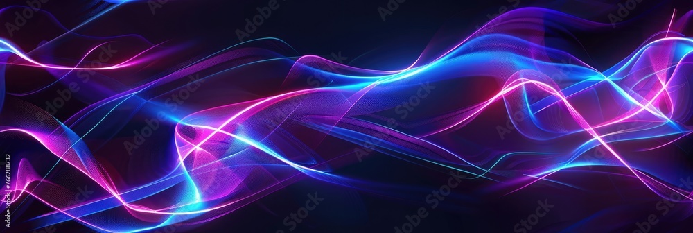 Abstract neon lights on a dark background Abstract neon lights on a dark background
