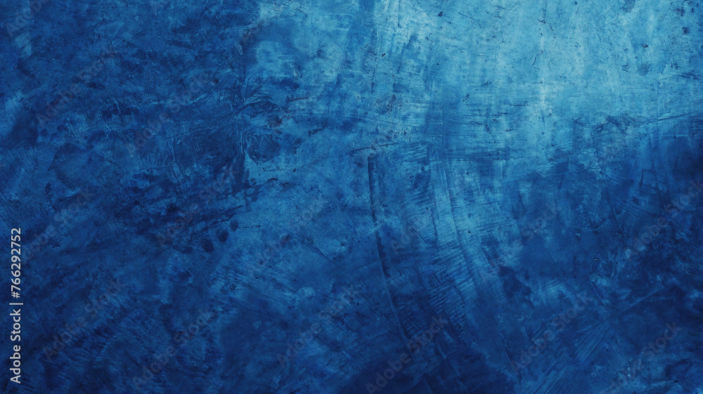 Blue cement wall background with abstract pattern in retro concept for wallpaper or graphic design