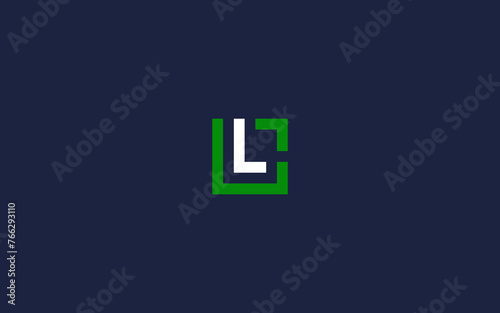 letter cl with square logo icon design vector design template inspiration
