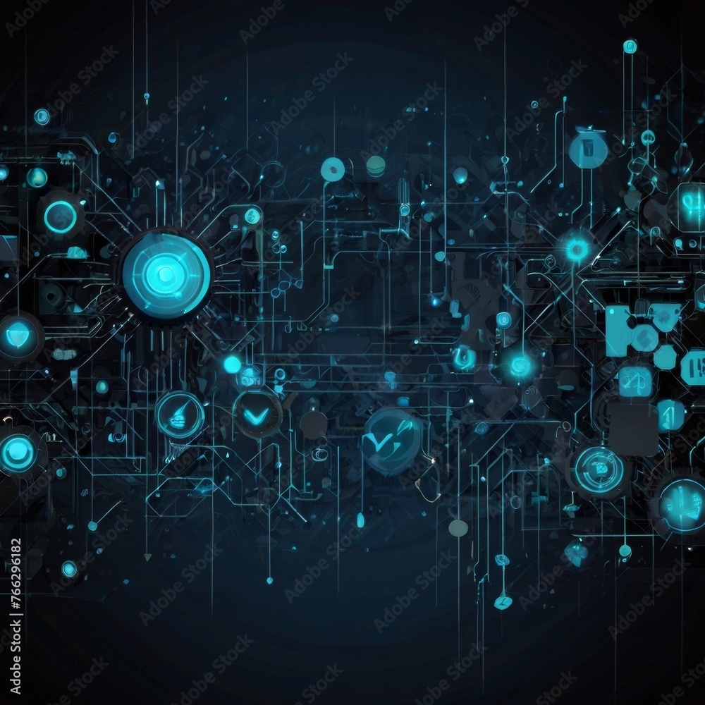 Abstract Technology Communication Abstract Technology Communication