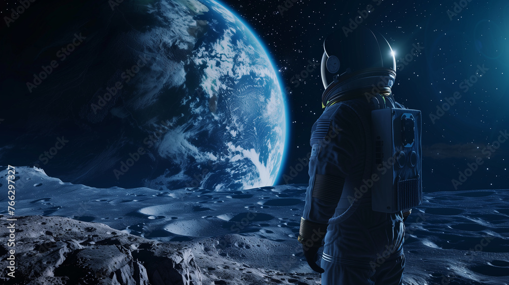 A large Earth half covered on the screen A large Earth half covered on the screen