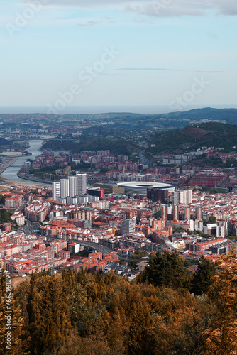 Fototapeta Naklejka Na Ścianę i Meble -  Bilbao city view, Bilbao, spain, travel destinations